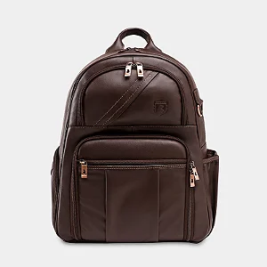 Mochila Nordweg de couro para fotógrafos NW055B - café