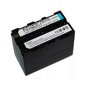 Bateria NP-F970A Lithium-Ion 7.2V 7.200mAh para Iluminador LED