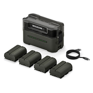 Kit Tilta com 4 baterias LP-E6P e Carregador USB Quádruplo