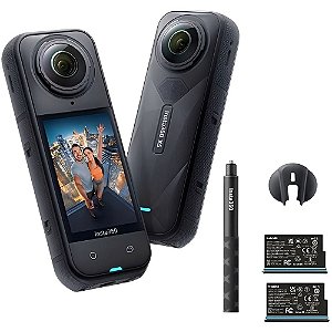 Câmera Insta360 X5 8K 360° Starter Bundle (Black)