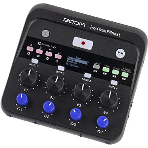 Zoom PodTrak P4next Gravador Portátil Multipista de Podcast