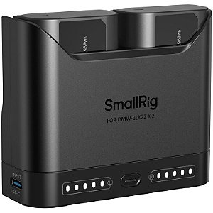 Kit SmallRig com 2 Baterias DMW-BLK22 e Carregador USB Duplo (5487)