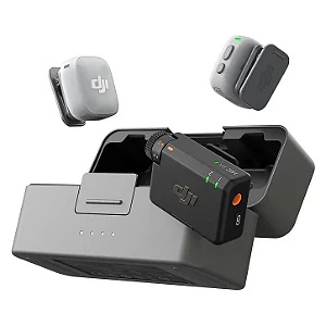 Microfone DJI Mic Mini 2 (2 TX + 1 RX + 1 Case de carregamento) BR - DJI143