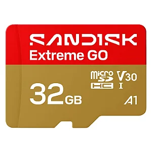 Cartão de Memória microSD SanDisk Extreme GO 32GB A2 V30 U3