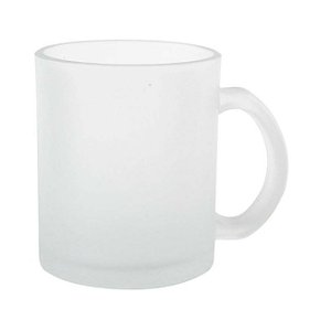 CANECA VIDRO FOSCA JATEADA C/CX 325ML DEKO UND
