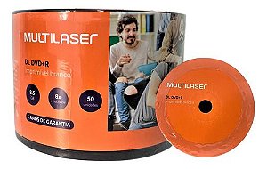 DVD+R DL MULTILASER PRINT UMEDISC 8.5GB 50 UND