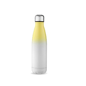 GARRAFA TERM BICOLOR AMARELO 500ML MOD COLA JKB