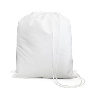 MOCHILA P/SUBLIMAR 35X40 C/CORDÃO BRANCO 35x40 OPL