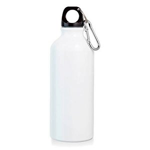 SQUEZZE MOSQUETÃO 600ML ALUMINIO BRANCO DEKO UND