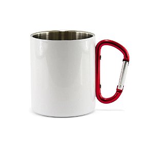 COPO TERMICO INOX BRANC ALÇA MOSQUETÃO 450ML DEKO