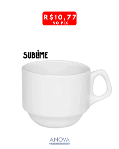 XICARA S/PIRES PLUS BRANCA 180ML SUBLIME UND