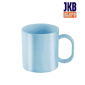CANECA AZUL POLIMERO 325ML JKB UND