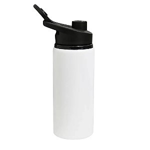 SQUEEZE ALUM BRANCA TAMPA PT BIG MOUTH 600ML DT