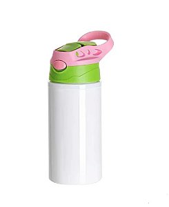 SQUEEZE INFANTIL 600ML TAMPA CLICK VERDE/ROSA DT
