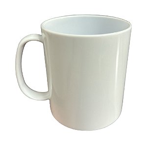 CANECA POLIMERO BRANCA 325 ML 108G MOD T COSTURA ALÇA 325ML