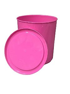 BALDINHO C/TAMPA PLASTICO 1L ROSA PINK TP