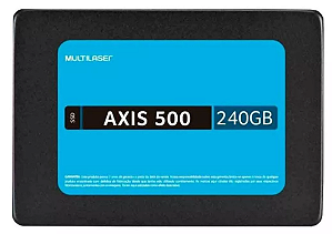 SSD MULTILASER, 240GB, 2.5 POL., SATA,AXIS 500, GR