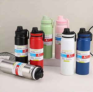 GARRAFA TERMICA 800ML AÇO INOXIDÁVEL VACUUM BOTTLE