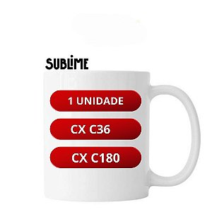 CANECA BRANCA AZ10 CC 300ML SUBLIME