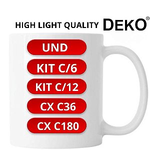 CANECA BR PREMIUM 325ML HIGH LIGHT QUALITY DEKO