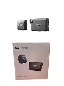 Microfone Dji Mic Mini 1 Tx Microfone + 1 Rx Receptor Dji127