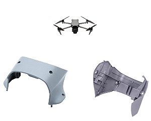 Dji Air 3s - Gimbal Mount Cover ( Tampa Do Gimbal Inferior )