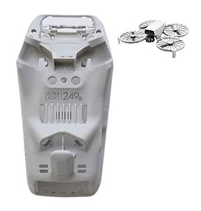 Carcaça Do Meio Shell Para Drone Dji Flip Cinza