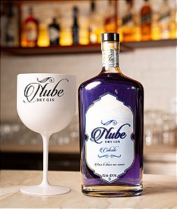 Gin Nube Celeste (tradicional)  + Taça de acrílico personalizada