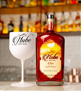 Gin Nube rojo (tradicional) + taça de acrílico personalizada