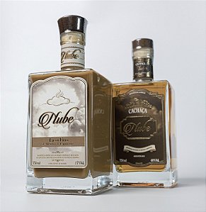 Combo 01 licor Nube Whisky e Capuccino e 01 Cachaça Carvalho e Amburana