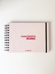 Scrapbook Nossa História de Amor (Creme)