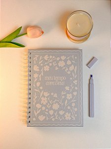 Caderno Devocional Jardim Secreto Azul