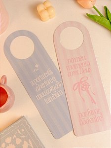 Aviso de Porta Jardim Secreto