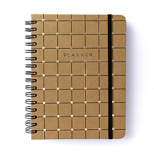 Planner Permanente Semanal Notas Cicero Kraft Linha e Ponto