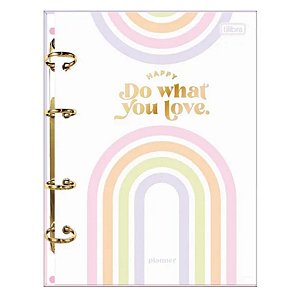 Planner Argolado Happy 2023 17,7 x 24 88 Folhas Tilibra