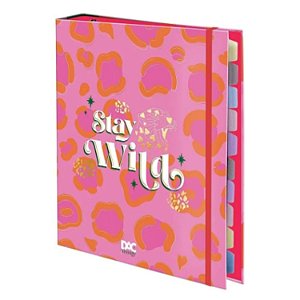 Caderno Argolado Universitário 48 Folhas Trendy Onça - DAC