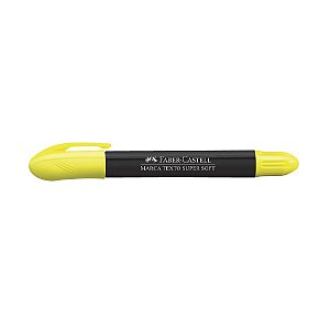 Marca-Texto Supersoft Gel Amarelo Faber-Castell