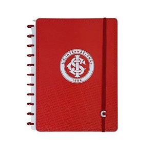 Caderno Inteligente Grande 80 Folhas Internacional Vermelho