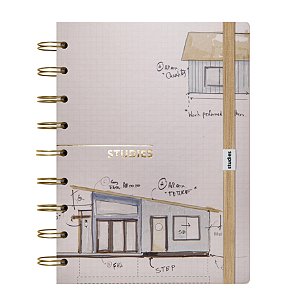 Caderno Médio Profissões Arquitetura 110 Fls 18x24 - Studies
