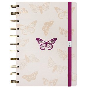 Caderno Universitário Borboleta 20x28 110F Pautado - Studies