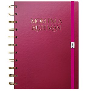 Caderno Universitário Rich Man 20x28 110 F Pautado - Studies