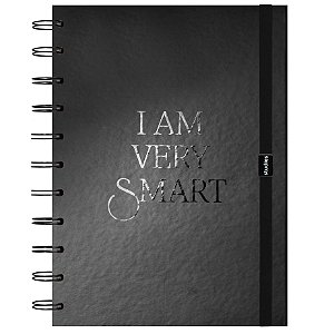 Caderno Universitário Smart Black 20x28 110F Pautado Studies