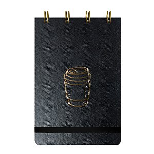 Bloco To Do 10x15 80F Reposicionáveis Coffee Black - Studies