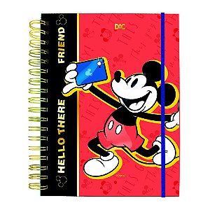 Caderno Smart Colegial 80 Folhas Reposicionáveis Mickey DAC
