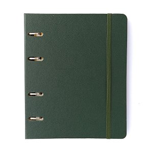 Caderno Criativo Pautado e Pontado A5 Cicero - Verde Oliva