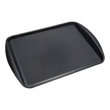 BANDEJA FAST FOOD MEDIA PRETO LF330 EM PP
