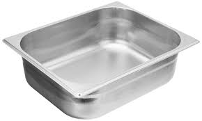 CUBA BRINOX GN 1/2 100 MM 6 LTS