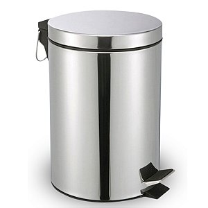 Lixeira Com Pedal Inox 5L Redonda CK650