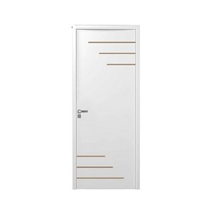 Kit Porta Completa Milano Primer 72cm + Fechadura Externa Modena + Batente Ecológico Primer