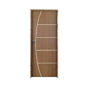 Kit Completo Porta Beli 4 Imbuia 62cm + Fechadura Externa Modena + Batente Ecológico Tingido Imbuia.
